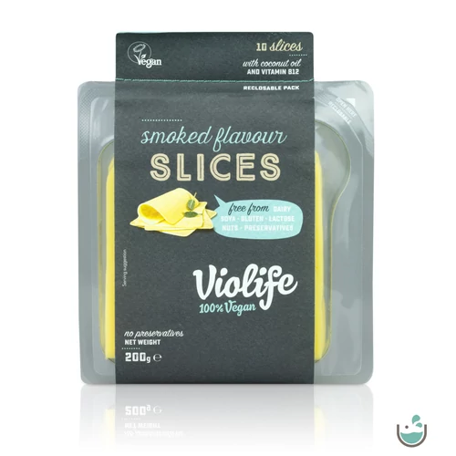 Violife füstölt ízesítésű szeletelt 200 gViolife füstölt ízesítésű szeletelt 200 g