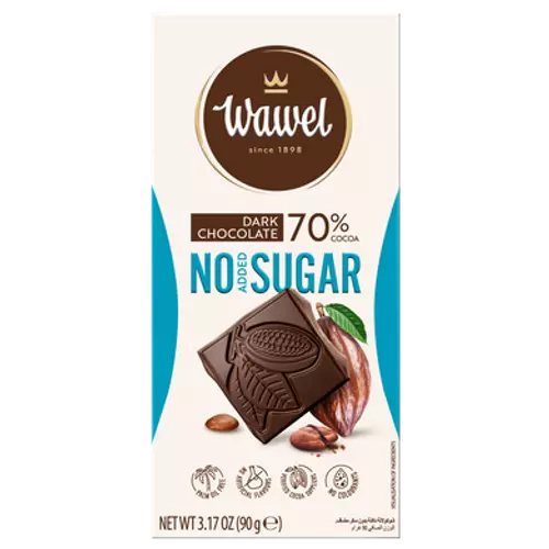 Wawel Étcsokoládé hozzáadott cukor nélkül, édesítőszerrel 70% 90 g