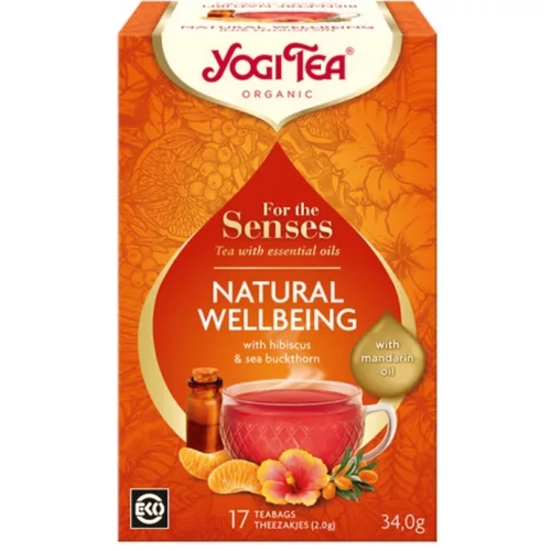 YOGI TEA® BIO TEA AZ ÉRZÉKEKNEK - TERMÉSZETES JÓLLÉT - Reform Nagyker