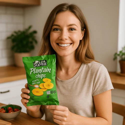 Samai Plantain chips tengeri sós 7X75 g 