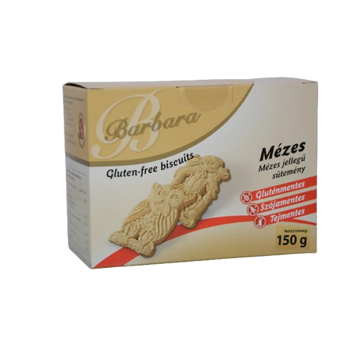 Barbara Gluténmentes Mézes jellegű sütemény 150 g – Reform Nagyker