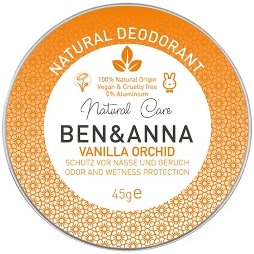 BEN&ANNA Vanilla orchid natúr tégelyes krémdezodor 45 g– Reform Nagyker