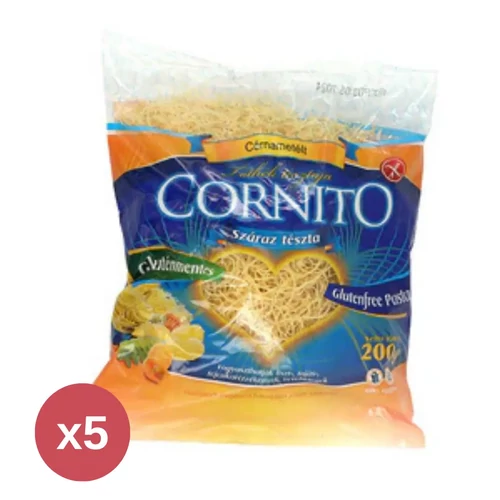 Cornito Gluténmentes Száraztészta Cérnametélt 5X200 g