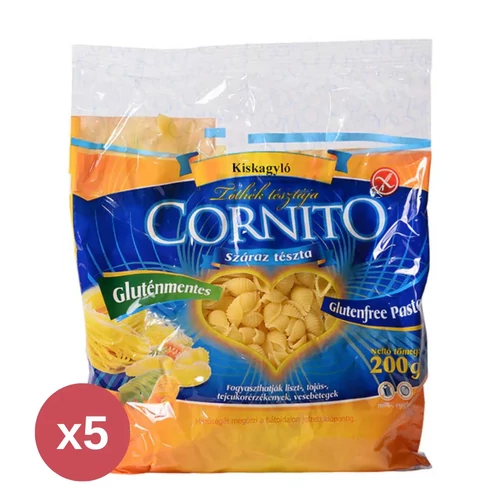 Cornito Gluténmentes Száraztészta Kagyló 5X200 g