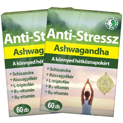 r. Chen Anti-stressz gyógynövény vitamin DUO 2X60 db – adaptogén kapszula ashwagandha és rhodiola kivonattal