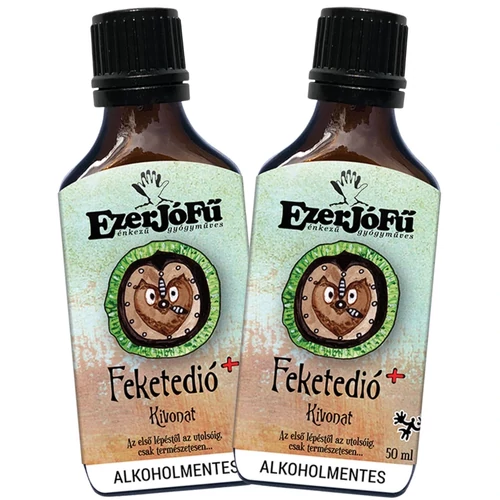 EzerJóFű Feketedió+ gyomor-bél komplex kivonat DUO 2×50 ml-es csomag