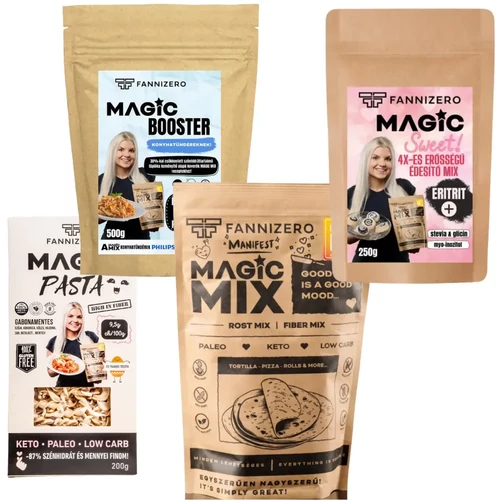 FANNIZERO Magic Start csomag – Magic Mix, Magic Booster, Magic Pasta és édesítő