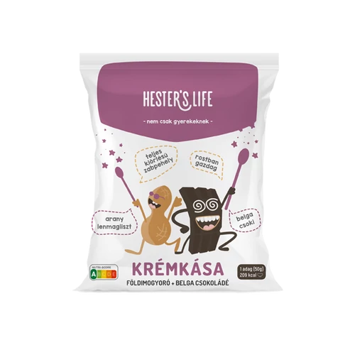 Hester’s Life Földimogyorós - Belga Csokoládés Krémkása 50 g