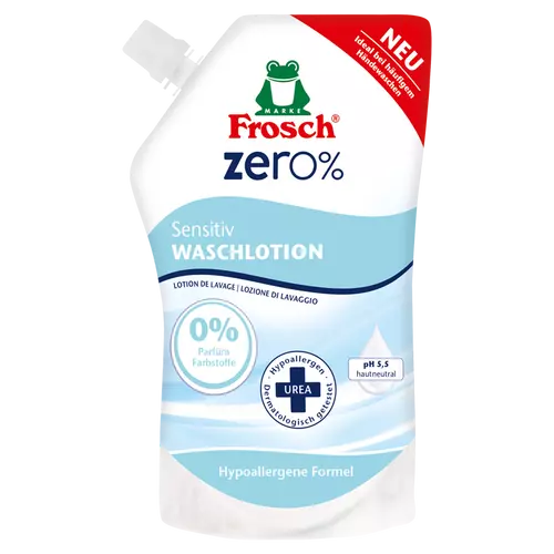 Frosch Zero % folyékony szappan utántöltő Ureával 500 ml – Reform Nagyker