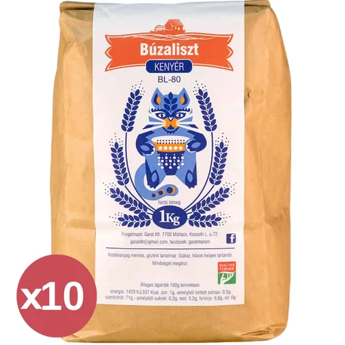 Garat Malom BL-80 Kenyérliszt csomag 10x1000 g - Reform Nagyker