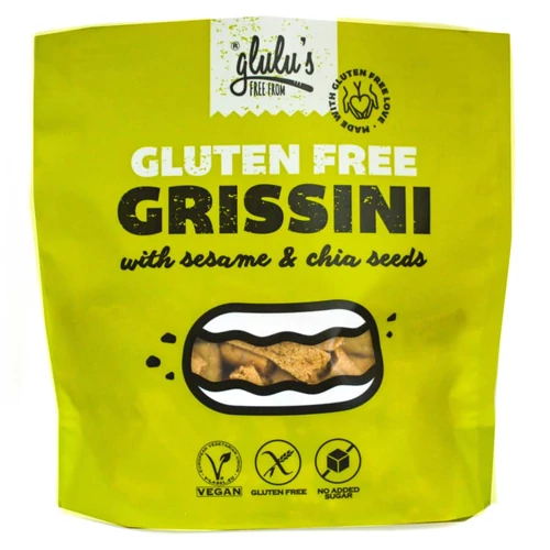 Glulu's Free From Cukormentes magvas grissini 100 g - Reform Nagyker