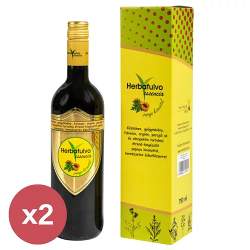 Herbafulvo Essencia papaya kivonattal DUO 2x750 ml étrend-kiegészítő