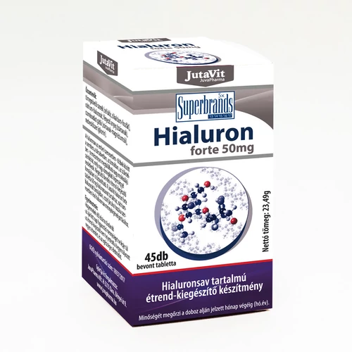 JutaVit Hialuron forte 50mg - 45 db – Reform Nagyker