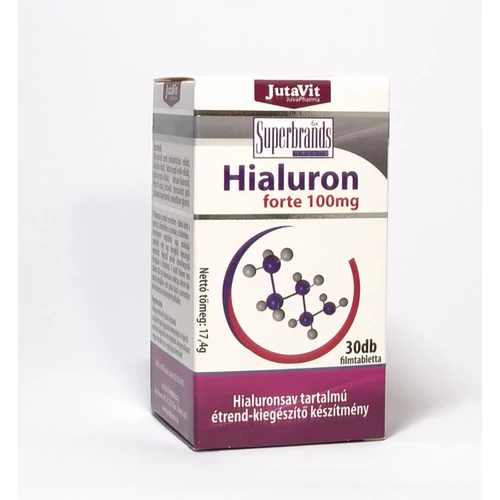 JutaVit Hialuron forte 100mg - 30 db – Reform Nagyker