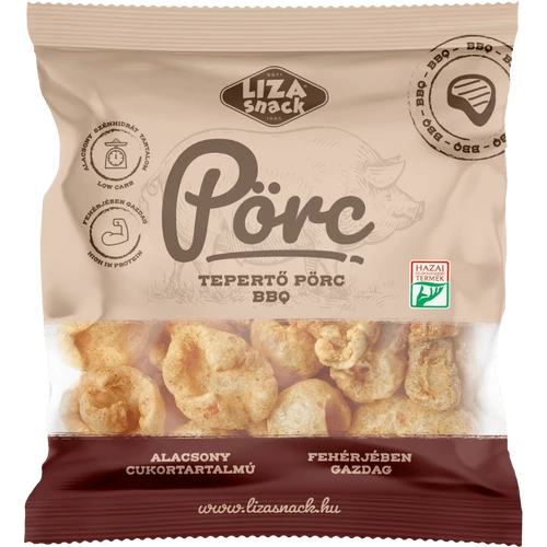 Liza Snack Tepertő Pörc BBQ 30 g - Natur Reform