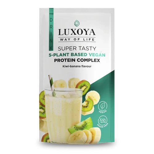 LUXOYA Vegán fehérje italpor 30 g - Kiwi-Banán ízű