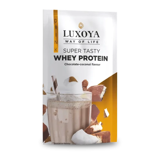 LUXOYA Tejsavó koncentrátum italpor 30 g - Csokoládé-Kókusz ízű