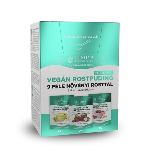 LUXOYA Vegán Rostpudingok Fehérjével Kóstoló csomag 6x45 g