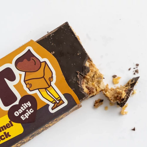 Ma Baker Csokoládéval bevont óriás zabszelet karamelldarabokkal kínáló 20x100 g