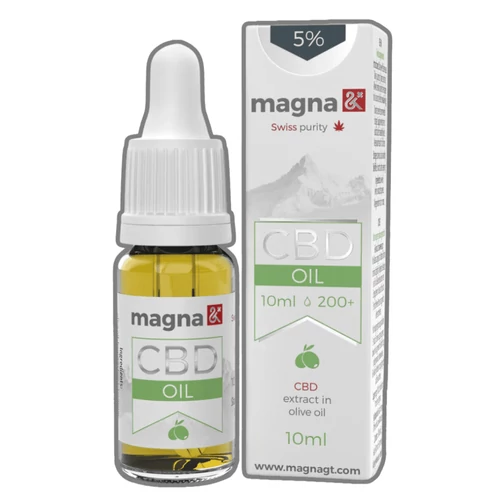 Magna G&T 5% CBD Olaj 500mg - 10ml Oliva olajban