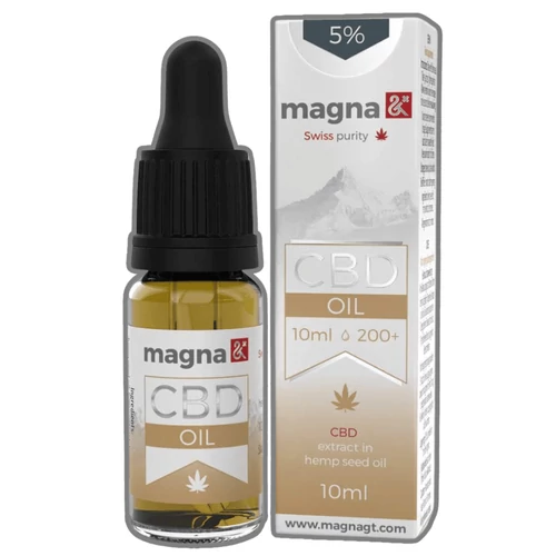 Magna G&T 5% CBD Olaj 500mg - 10ml Kendermagolajban