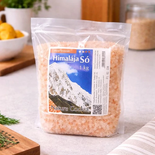 Nature Cookta Himalája Sötét Rózsaszín durva szemcsés só 1000 g– Natur Reform