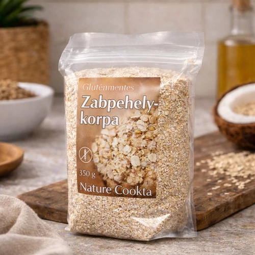 Nature Cookta Gluténmentes Zabpehelykorpa 350 g– Natur Reform