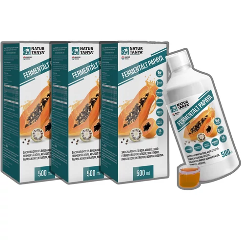 Natur Tanya® fermentált Papaya koncentrátum TRIO 3X500 ml