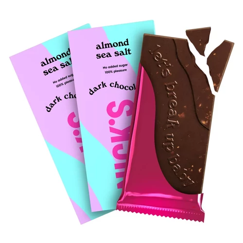 N!ck's Prémium táblás étcsokoládé - mandula (gluténmentes) 75 g