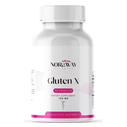 NORaWAY Gluten X Tolerase-G gluténbontó enzim 100 mg 60 kapszula – gluténérzékenység étrend-kiegészítő
