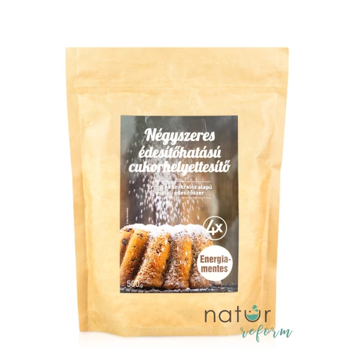 FM Négyszeres édesítőhatású cukorhelyettesítő (eritrit, szukralóz alapú) 500 g - Reform Nagyker