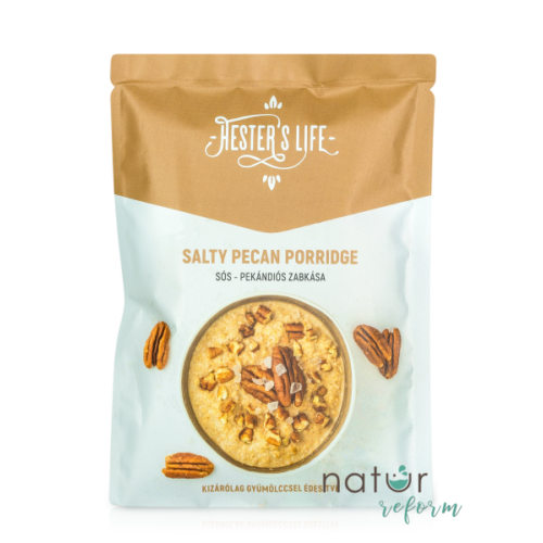 Hester’s Life Salty pecan porridge - Sós pekándiós zabkása 50 g - Reform Nagyker