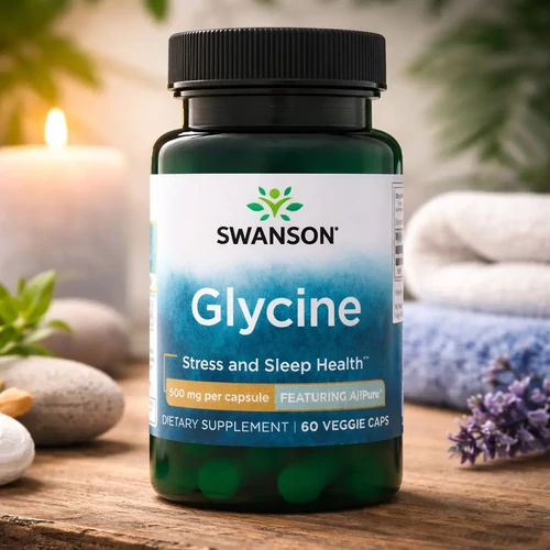 Swanson Glicin 500 mg - 60 kapszula