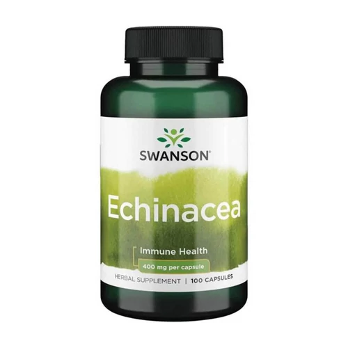 Swanson ECHINACEA (Bíbor kasvirág) 400 mg - 100 db