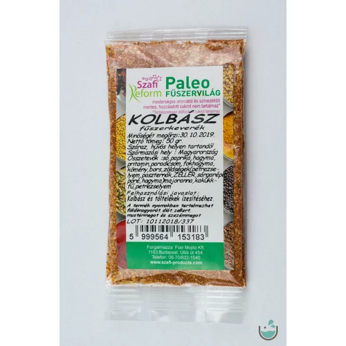 Szafi Reform paleo kolbász fűszerkeverék 50 g