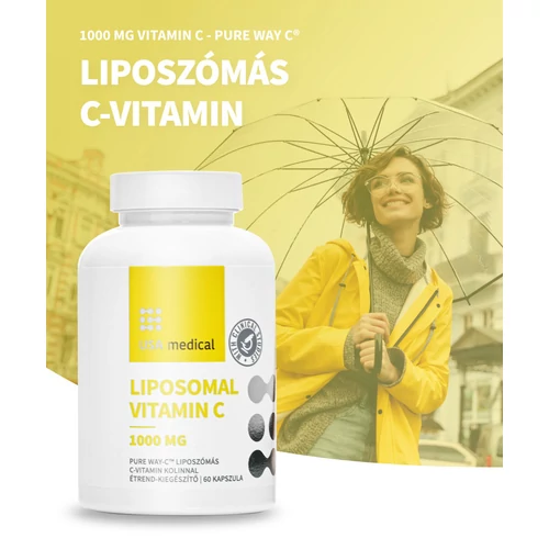 USA medical Liposzómás C-vitamin 1000 mg Pure Way-C™ 60 db