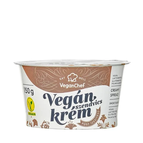 VeganChef Füst ízesítésű vegán szendvicskrém 150 g – Reform Nagyker
