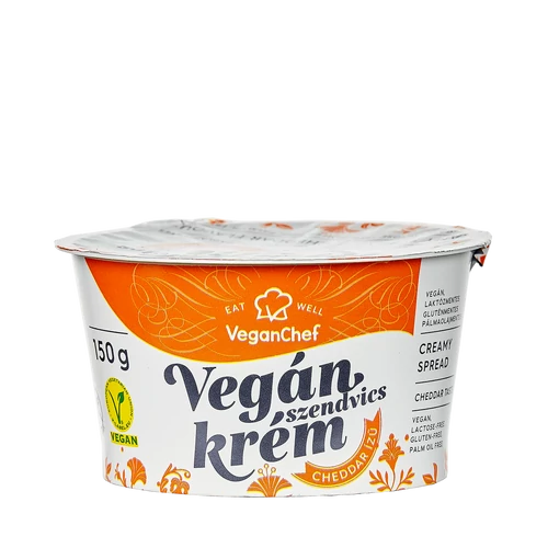VeganChef Cheddar ízű vegán szendvicskrém 150 g – Reform Nagyker