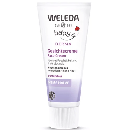 WELEDA Bio Fehér Mályvás natúr baba arckrém érzékeny, ekcémás bőrre 50 ml - Reform Nagyker