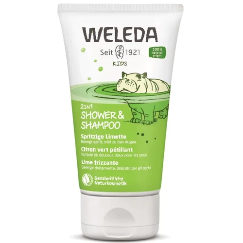 WELEDA Pezsdítő Lime gyermek 2in1 tusfürdő és sampon 150 ml - Reform Nagyker