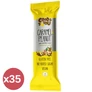 Health Market Good4You karamell ízű földimogyorós szelet kínáló 35x25 g, gluténmentes, paleo és vegán szeletek dobozban.