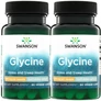 Swanson Glicin DUO 2×60 kapszula AjiPure – gyógyszer minőségű glicin étrend-kiegészítő csomag